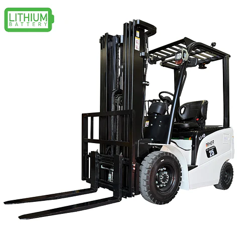 Grúa Horquilla Eléctrica LITIO 2.5 ton / 4.5m RHER 🇩🇪 – Alto Rendimiento 80V