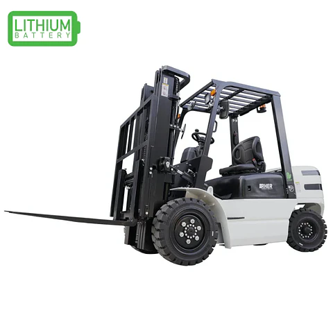 Grúa Horquilla Eléctrica LITIO 3.0 ton / 4.5m RHER 🇩🇪 – Poder Industrial 80V