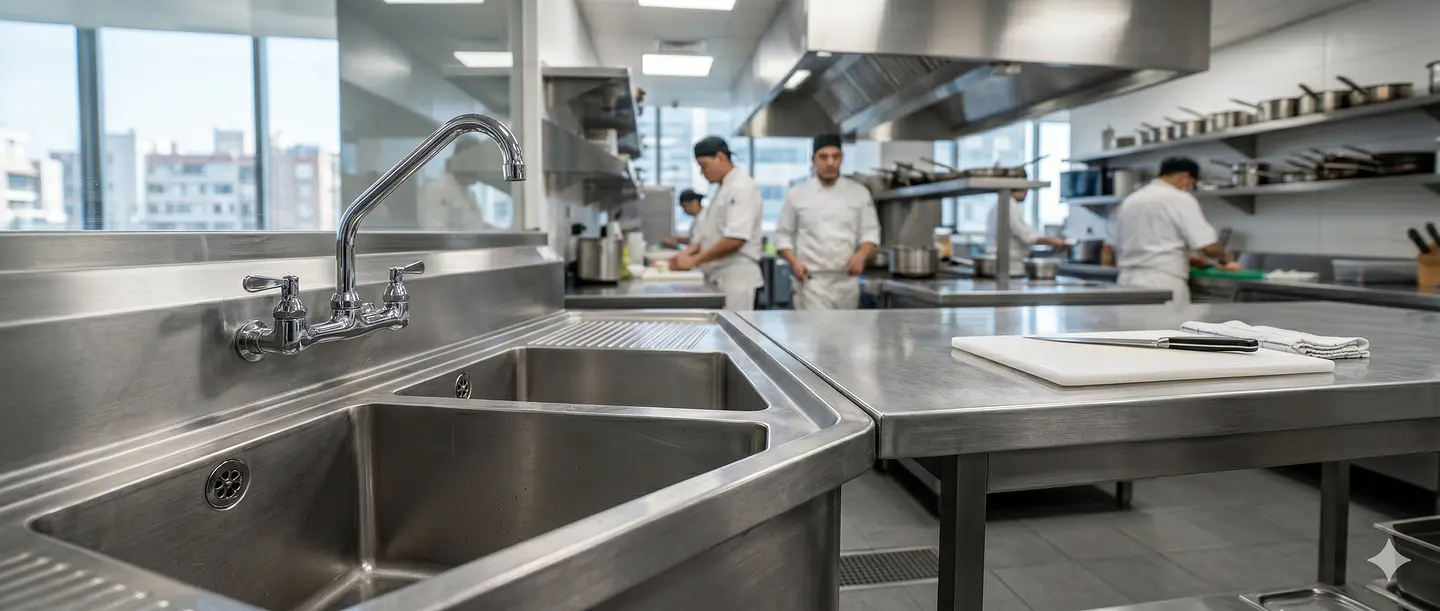 Mesones y Lavafondos 100% Acero Inoxidable