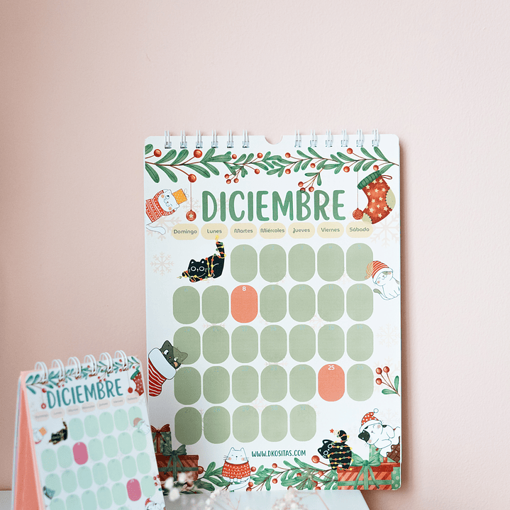 Michi Calendario 2026 Pared 6