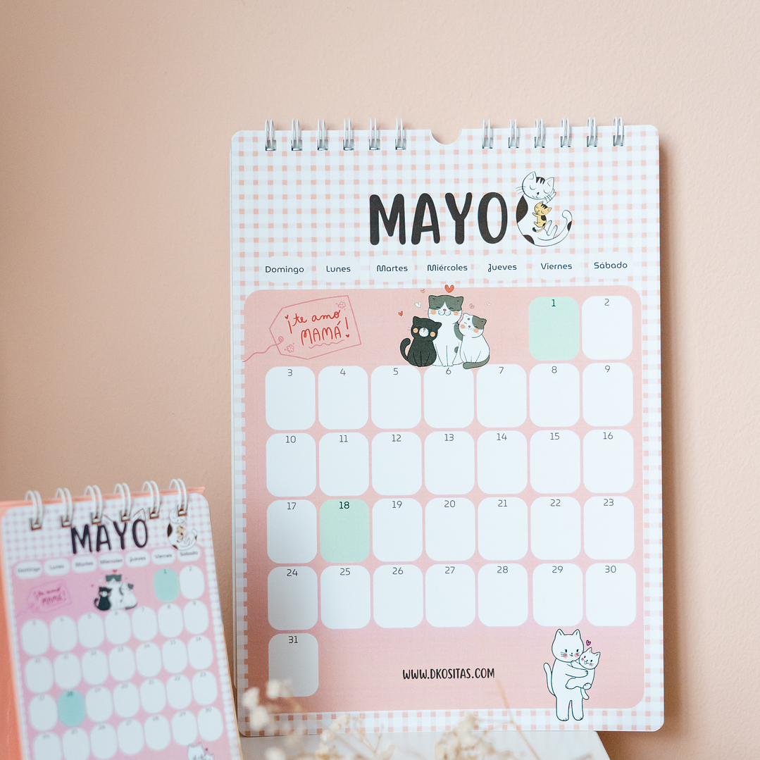 Michi Calendario 2026 Pared 3