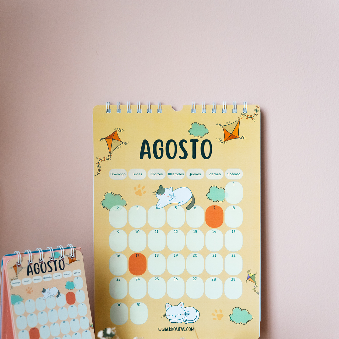 Michi Calendario 2026 Pared 4