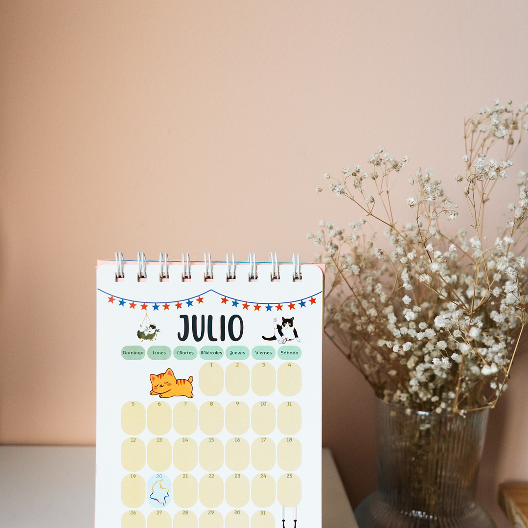 Michi Calendario 2026 Mediano 2