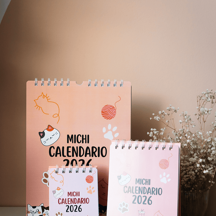 Michi Calendario 2026 Mediano 6