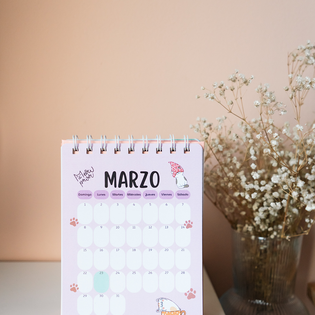 Michi Calendario 2026 Mediano 3