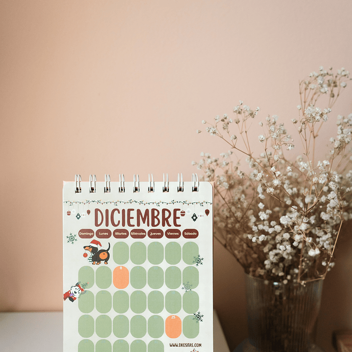 Calendario Perritos 2026 Mediano 2