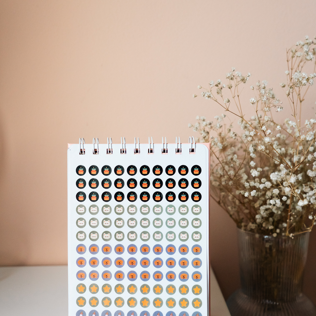 Calendario Flores 2026 Mediano 5