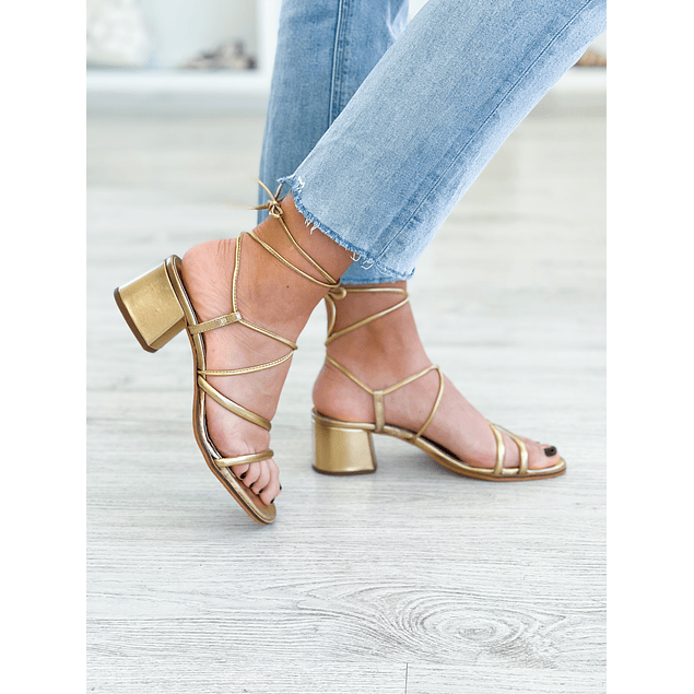 Juliette gold Sandal