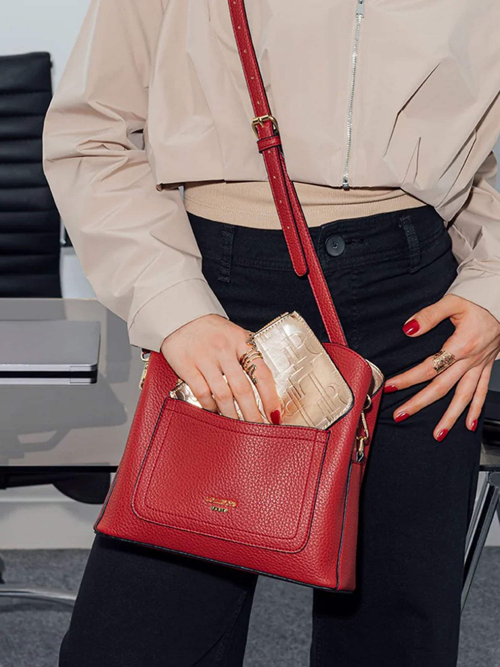 Carteira Vermelha Riada 1