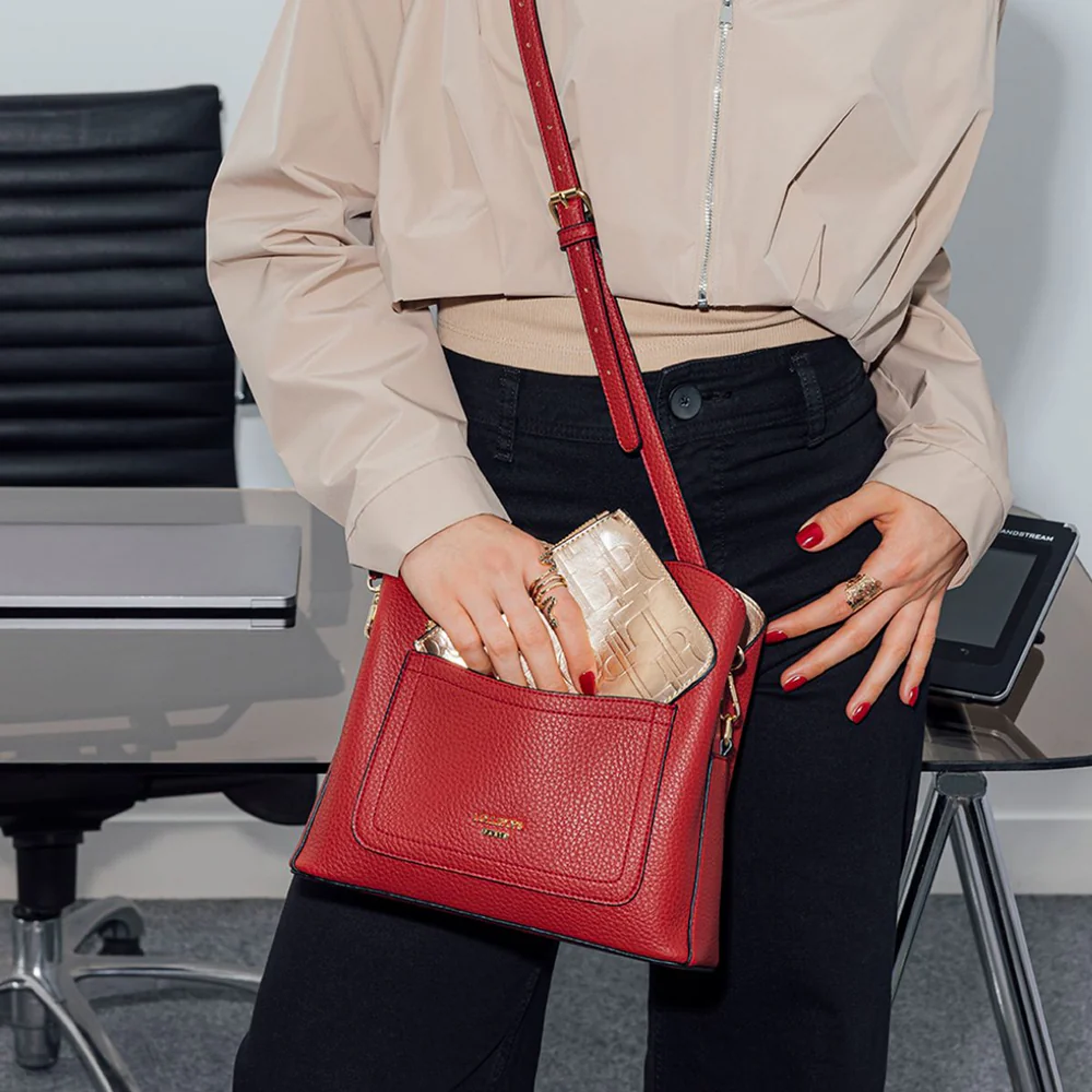 Carteira Vermelha Riada 1