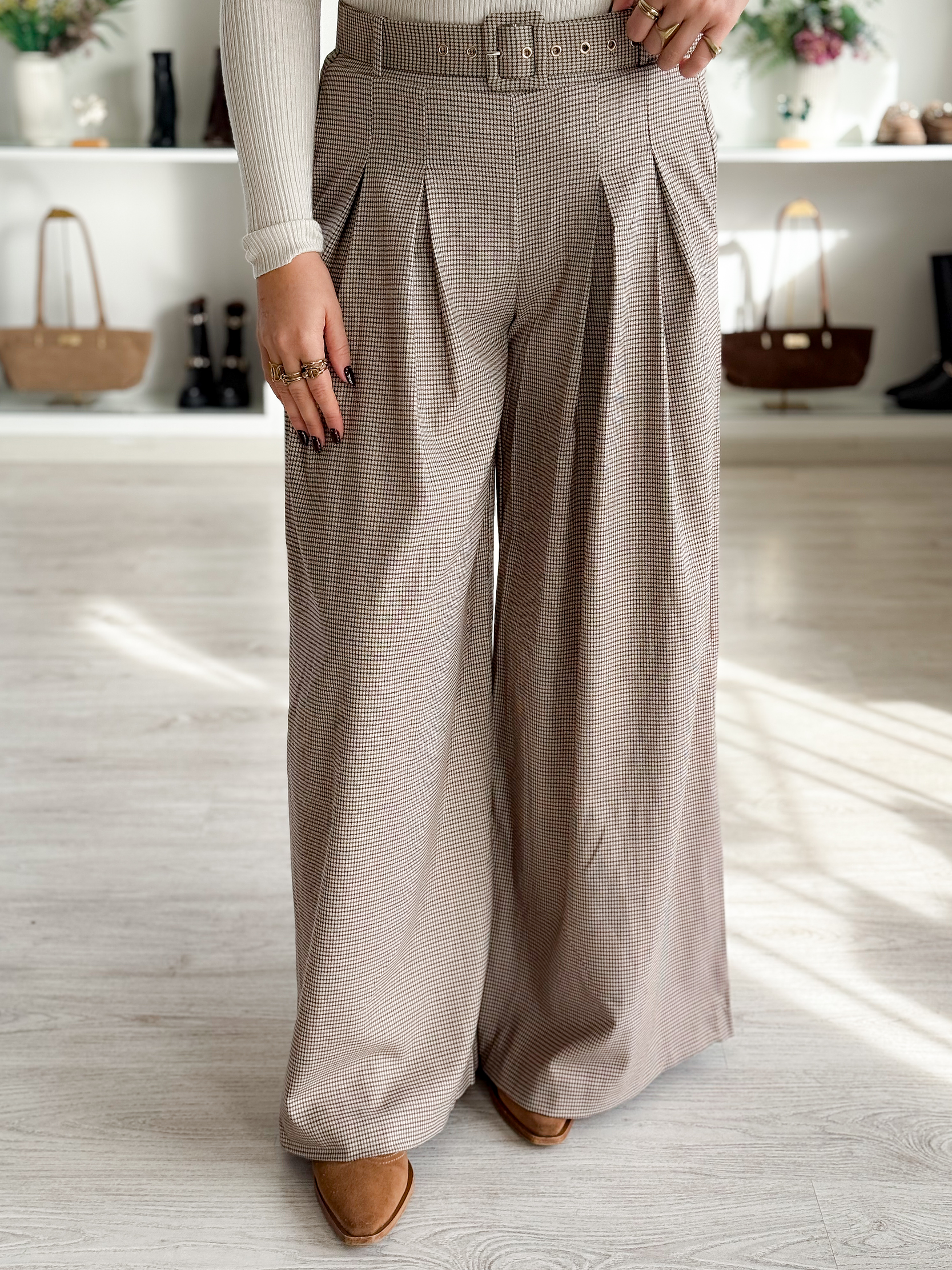 Calças Margy com cinto  1