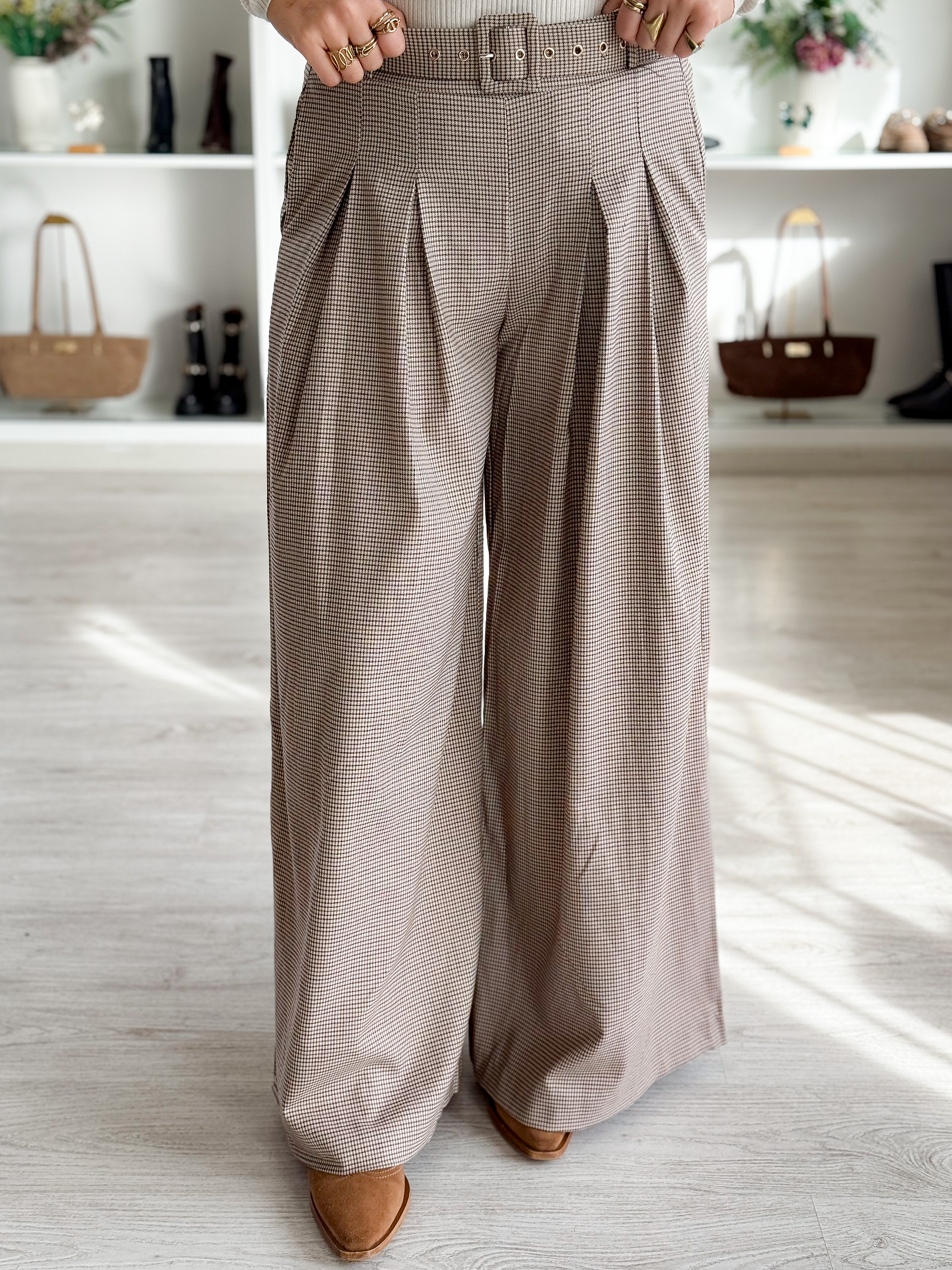 Calças Margy com cinto  4