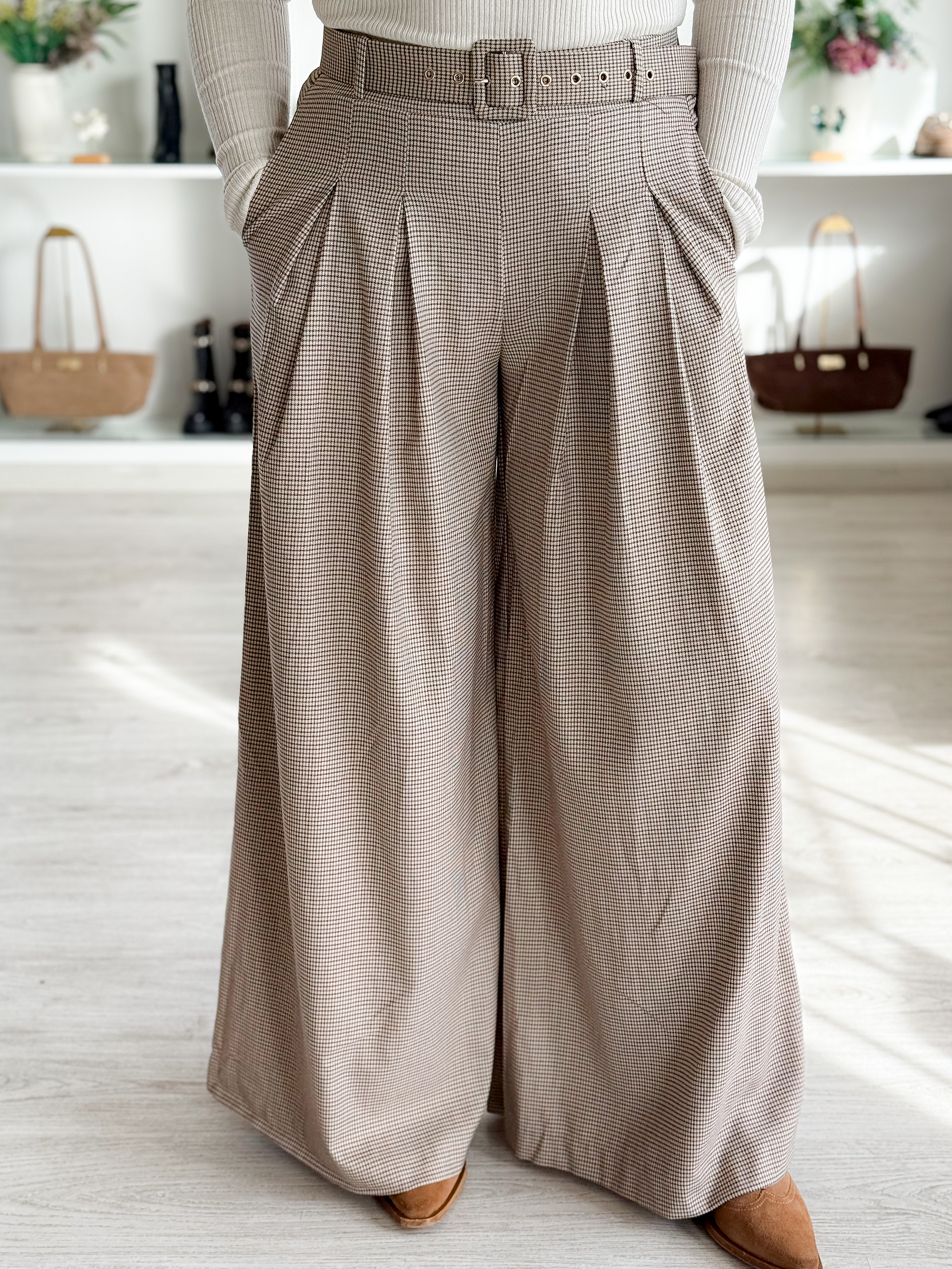 Calças Margy com cinto  6