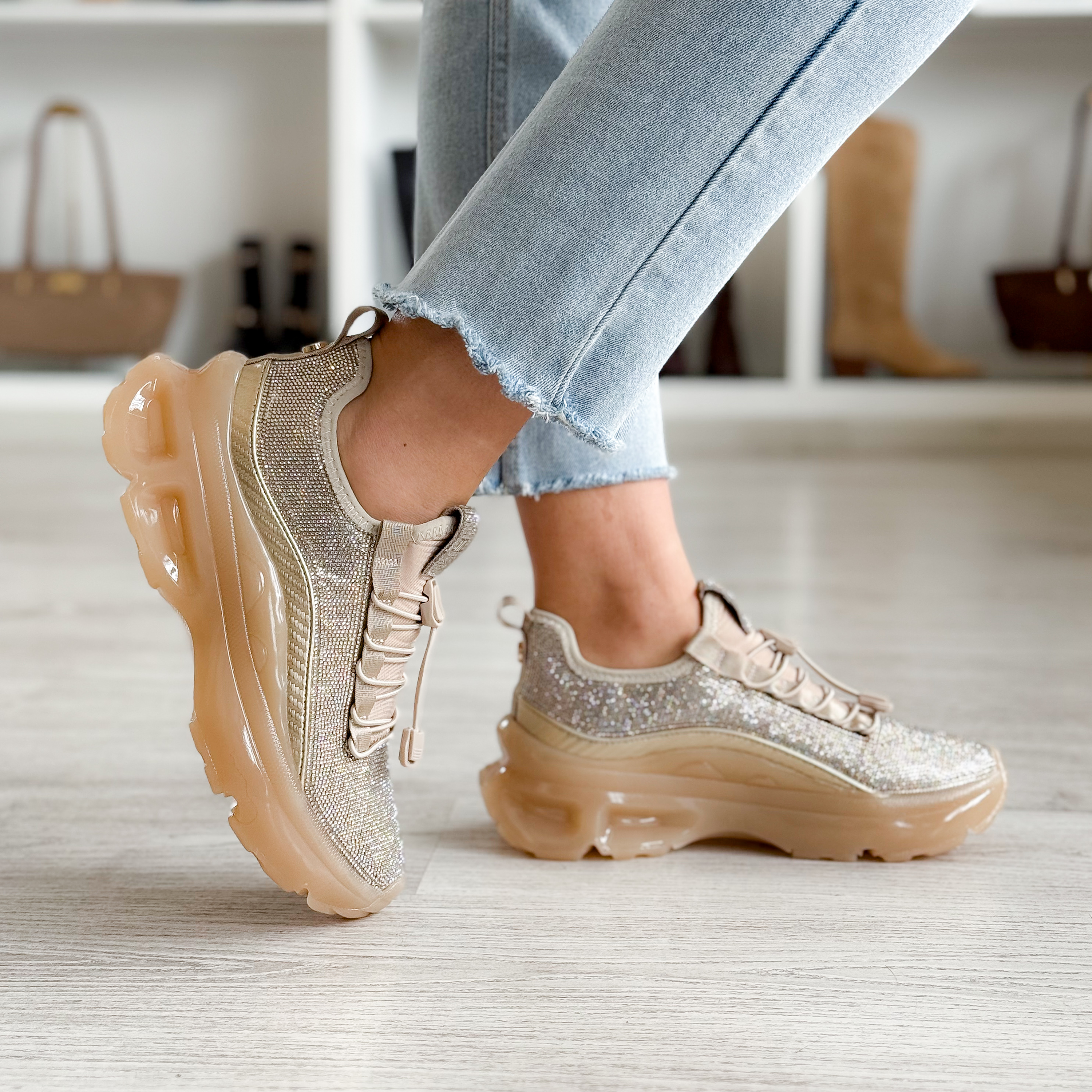 Fabuluxe Blush Sneaker 1