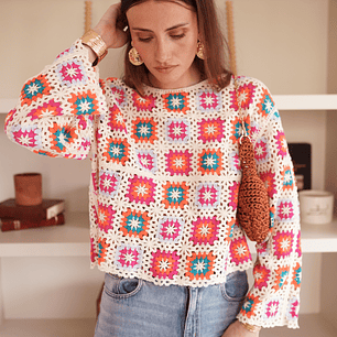 Camisola em crochet Dany