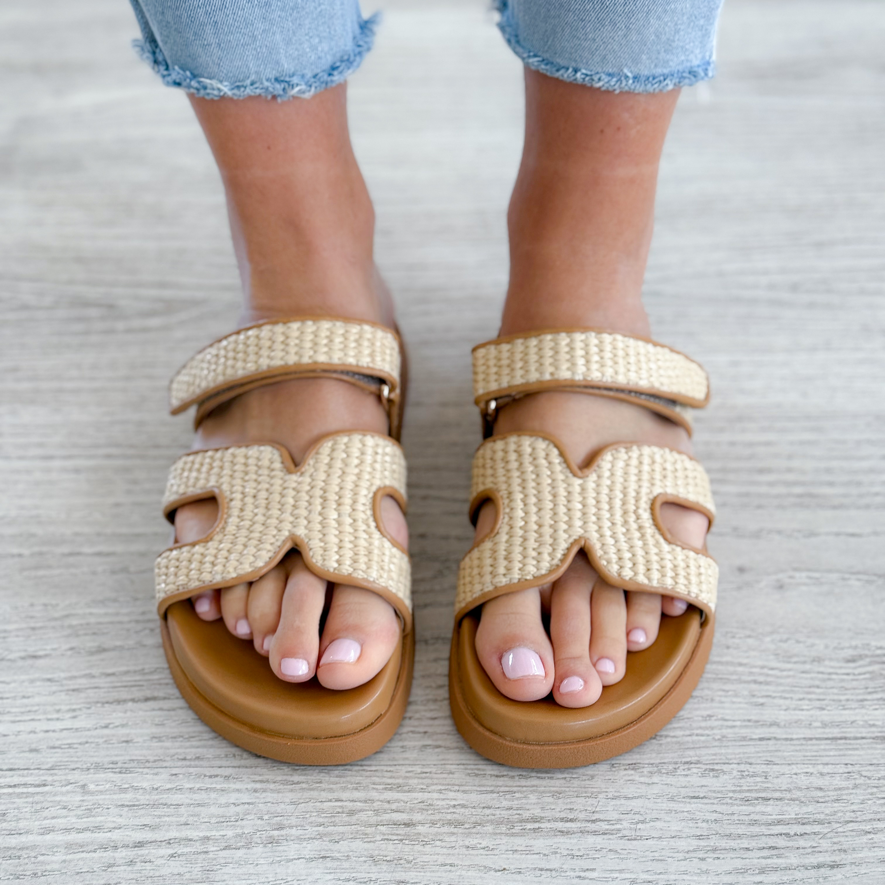 Missile Natural Rafia Sandal 3