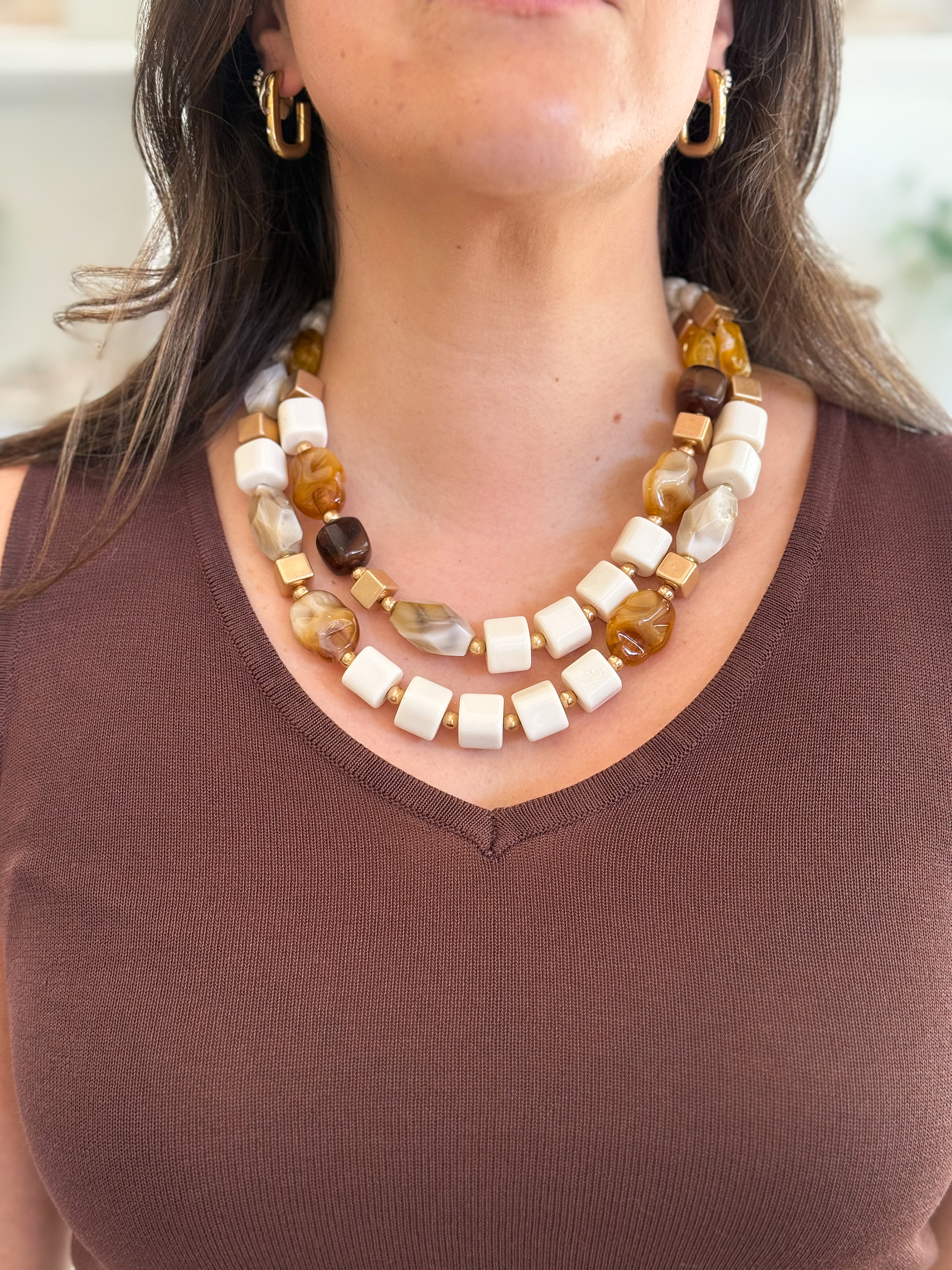 Colar Missangas Duplo