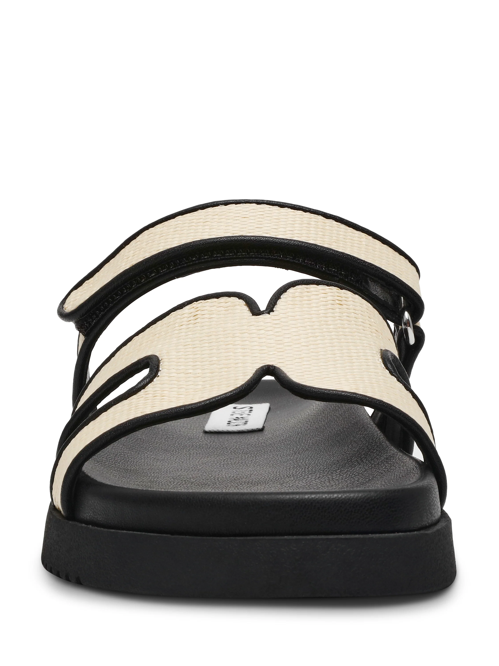 MISSILE NATURAL BLACK RAFFIA SANDAL 4