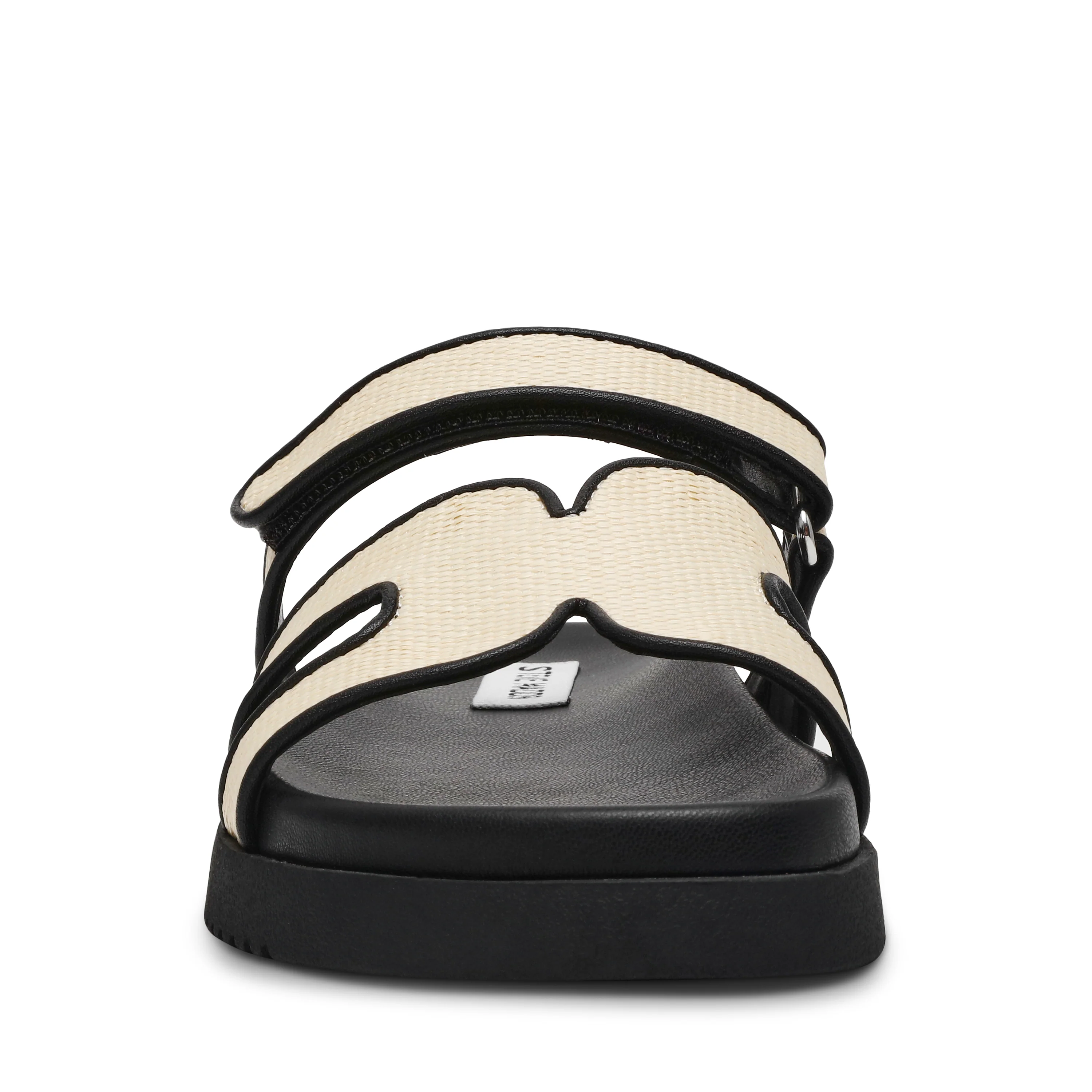 MISSILE NATURAL BLACK RAFFIA SANDAL 4