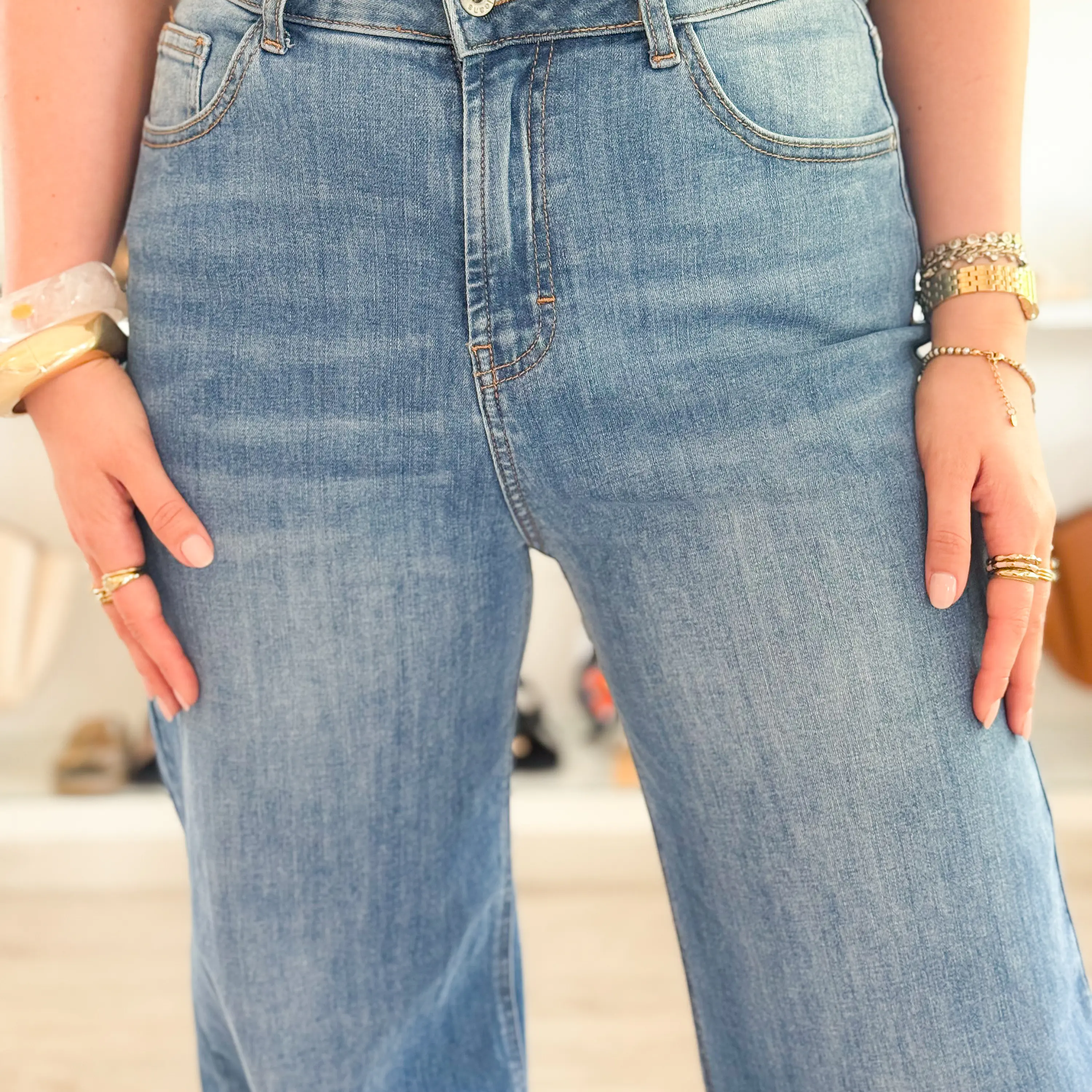 Calças de Ganga Ivy 5