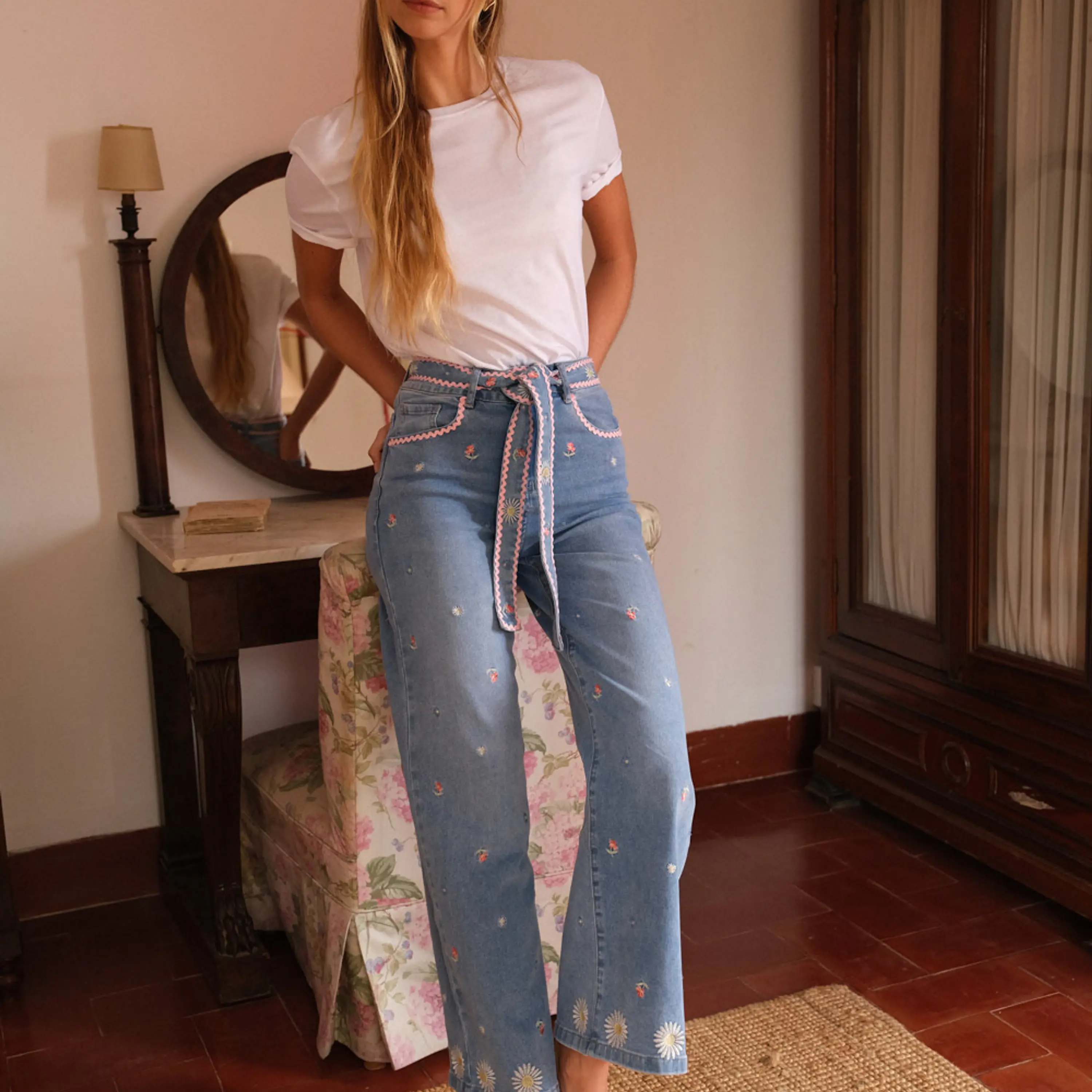 Calças de ganga Cici 7