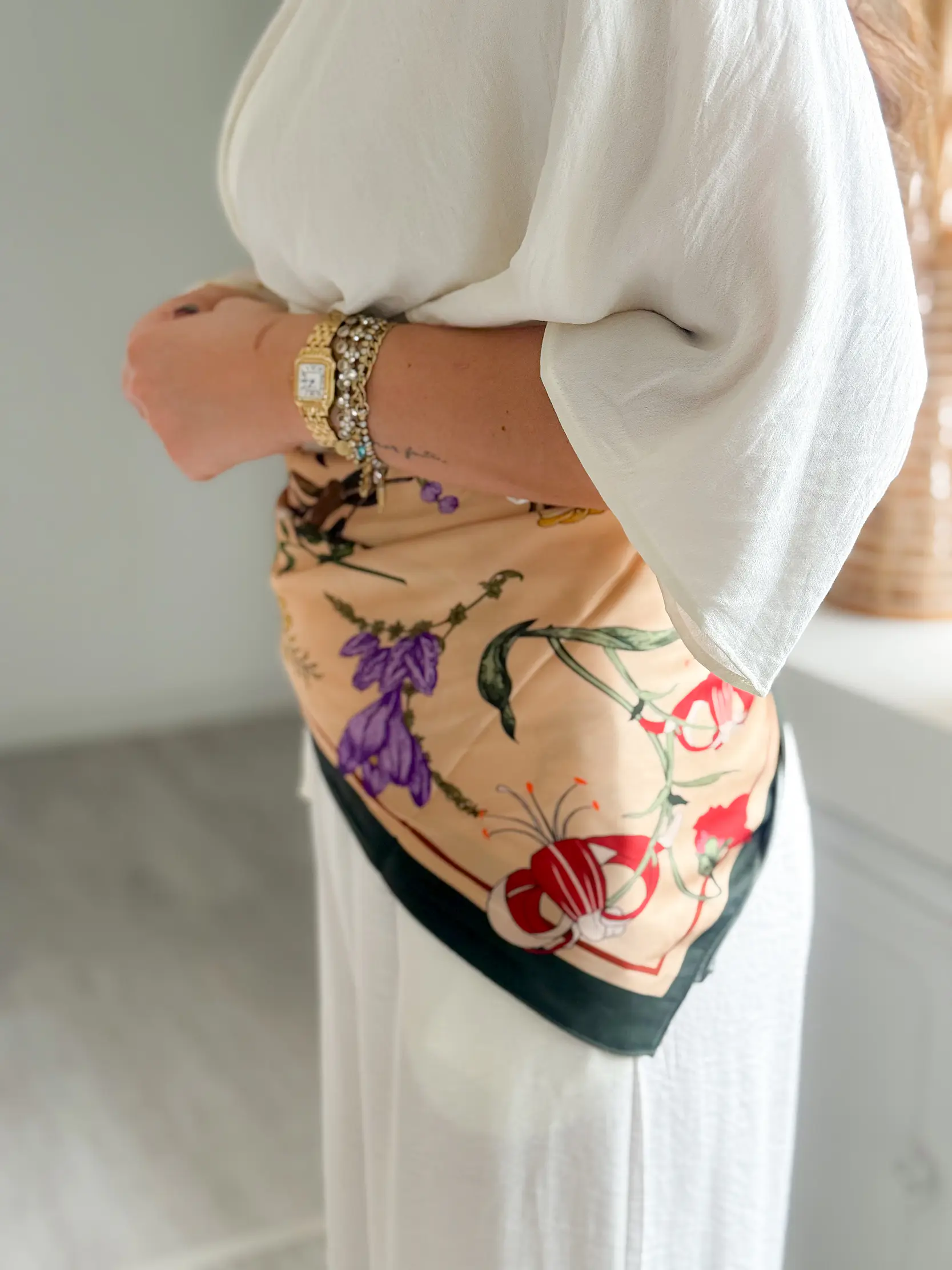 Lenço acetinado Melissa 2