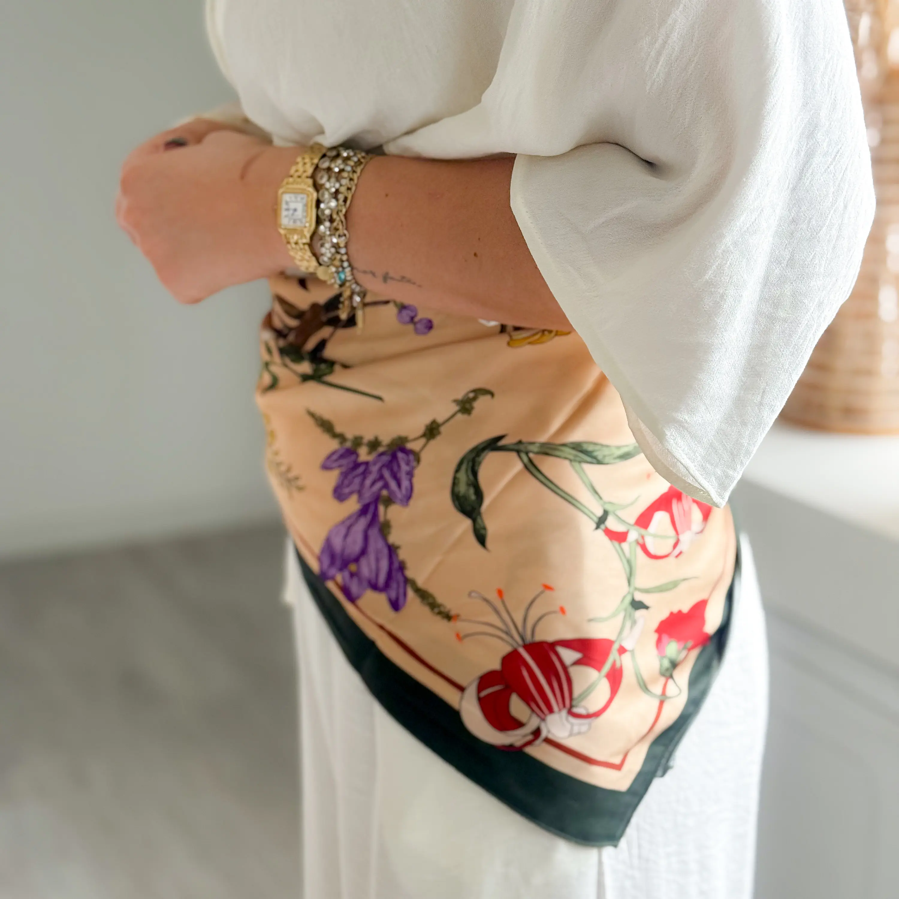 Lenço acetinado Melissa 2