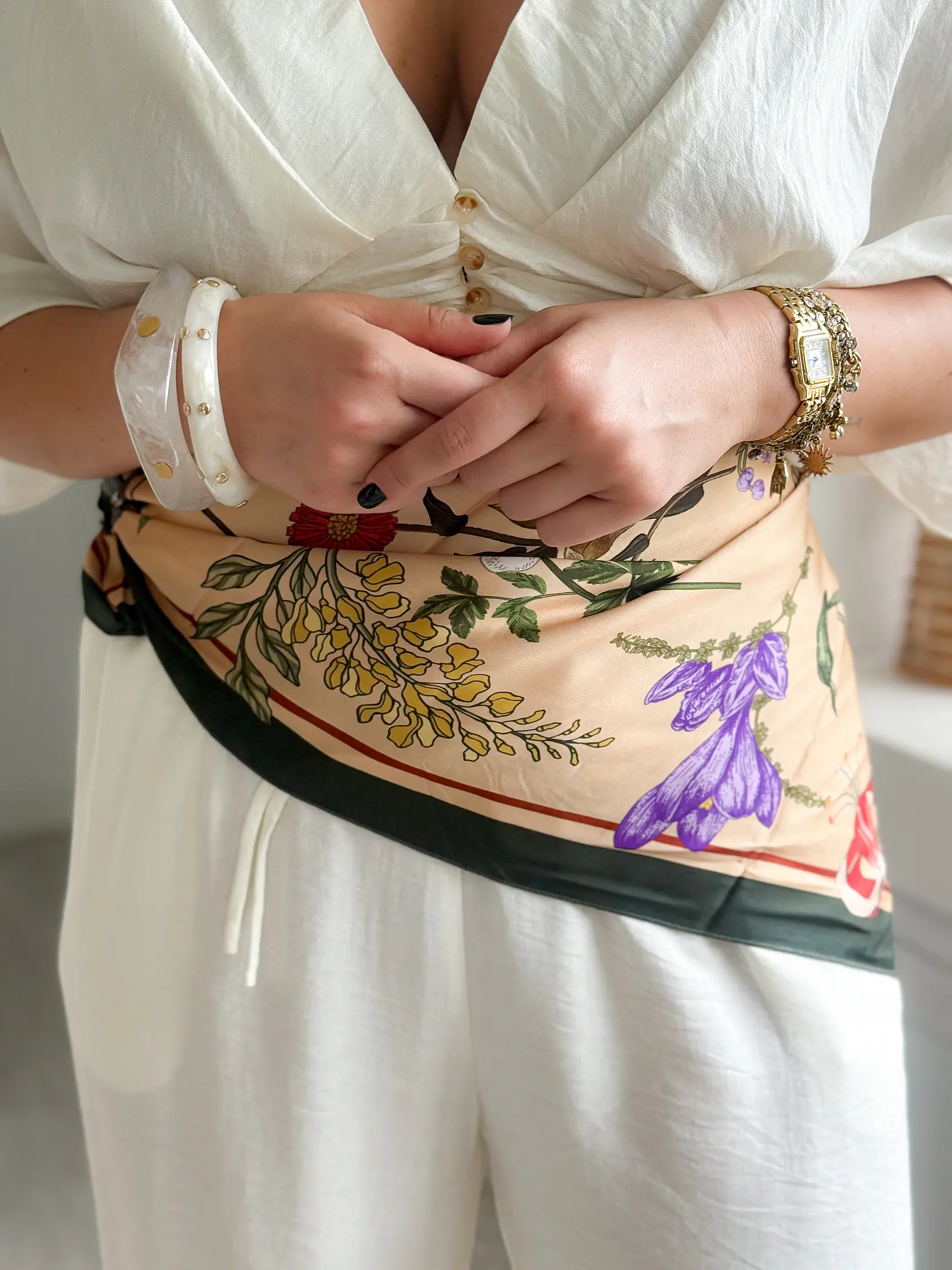 Lenço acetinado Melissa 3