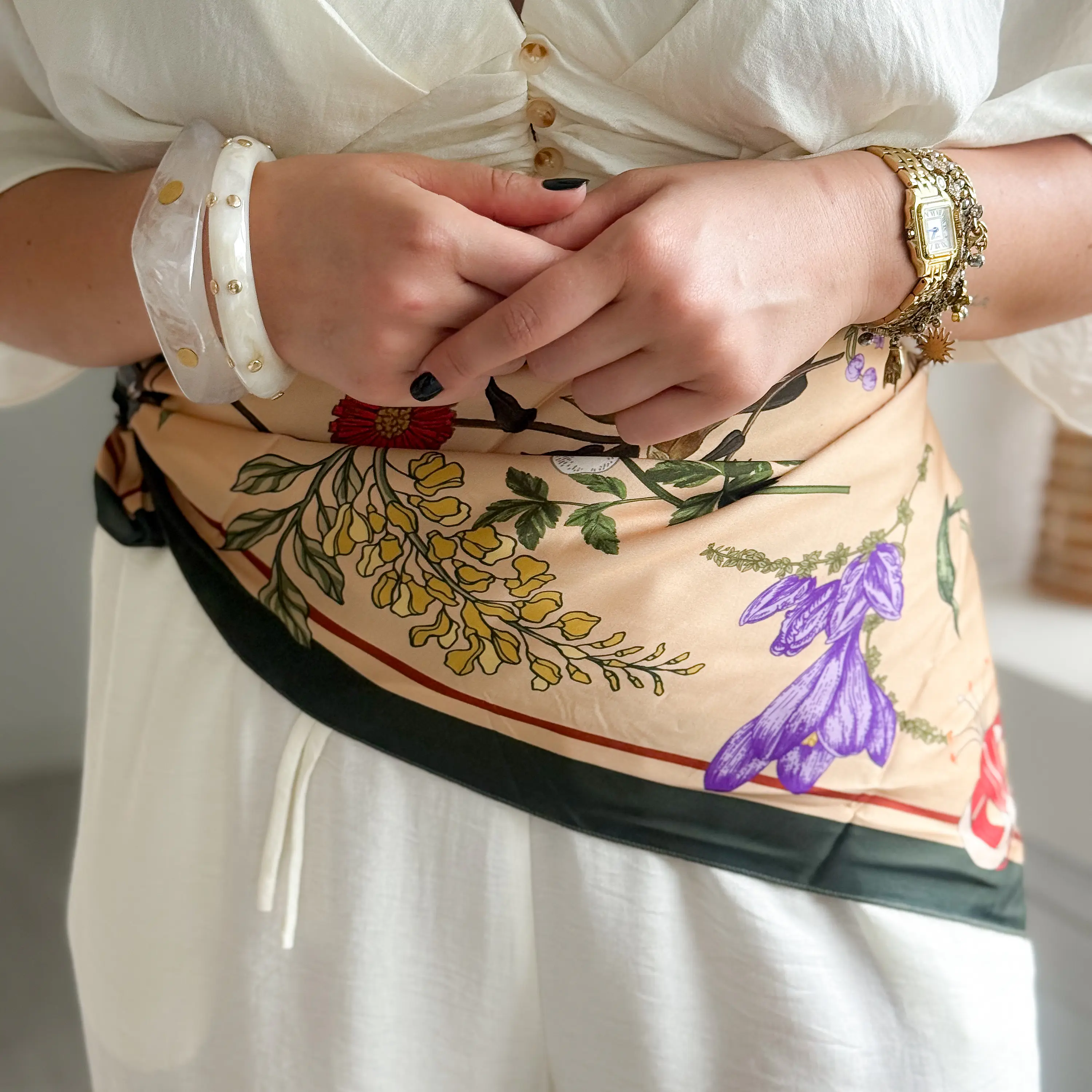 Lenço acetinado Melissa 3