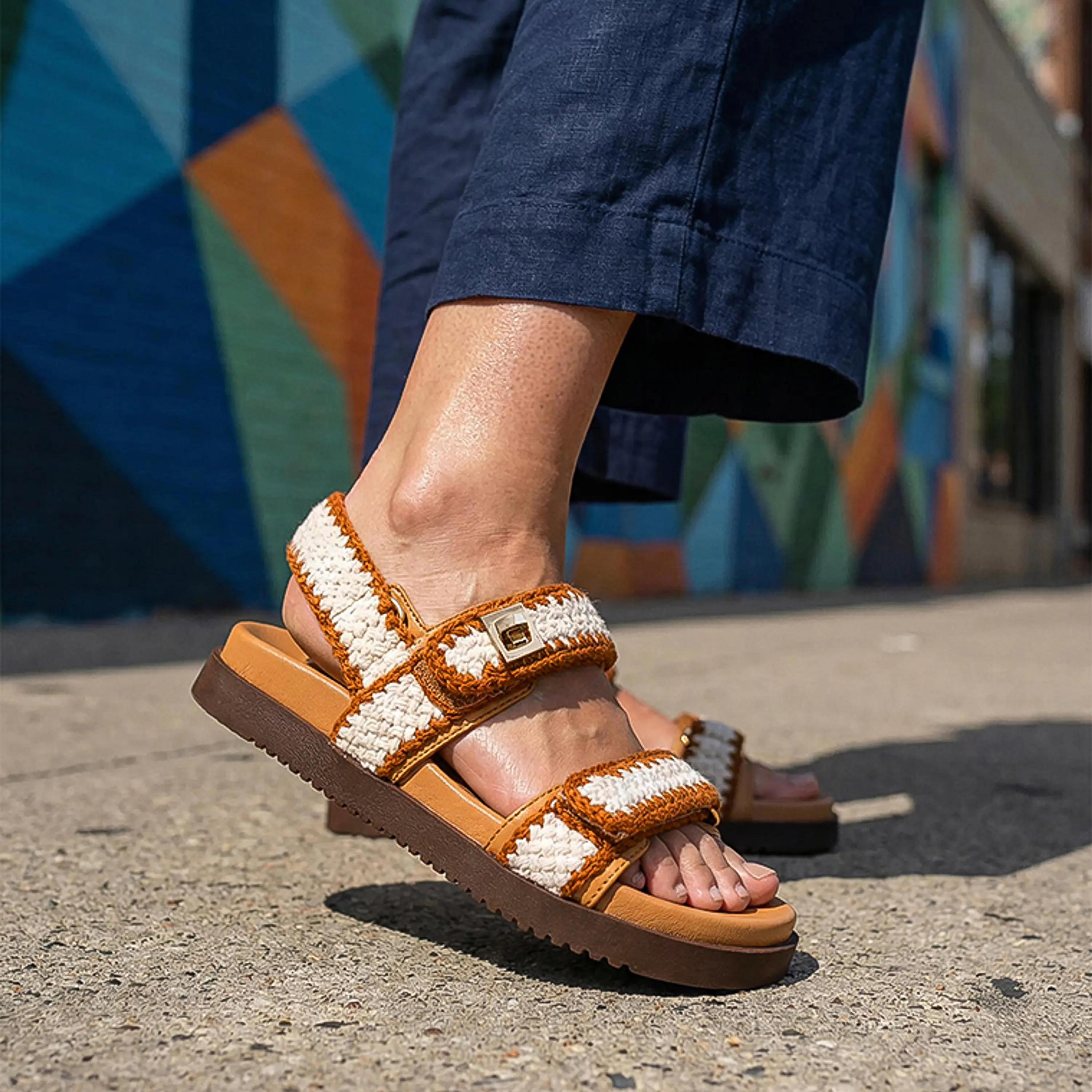 MONA-M TAN SANDAL 1