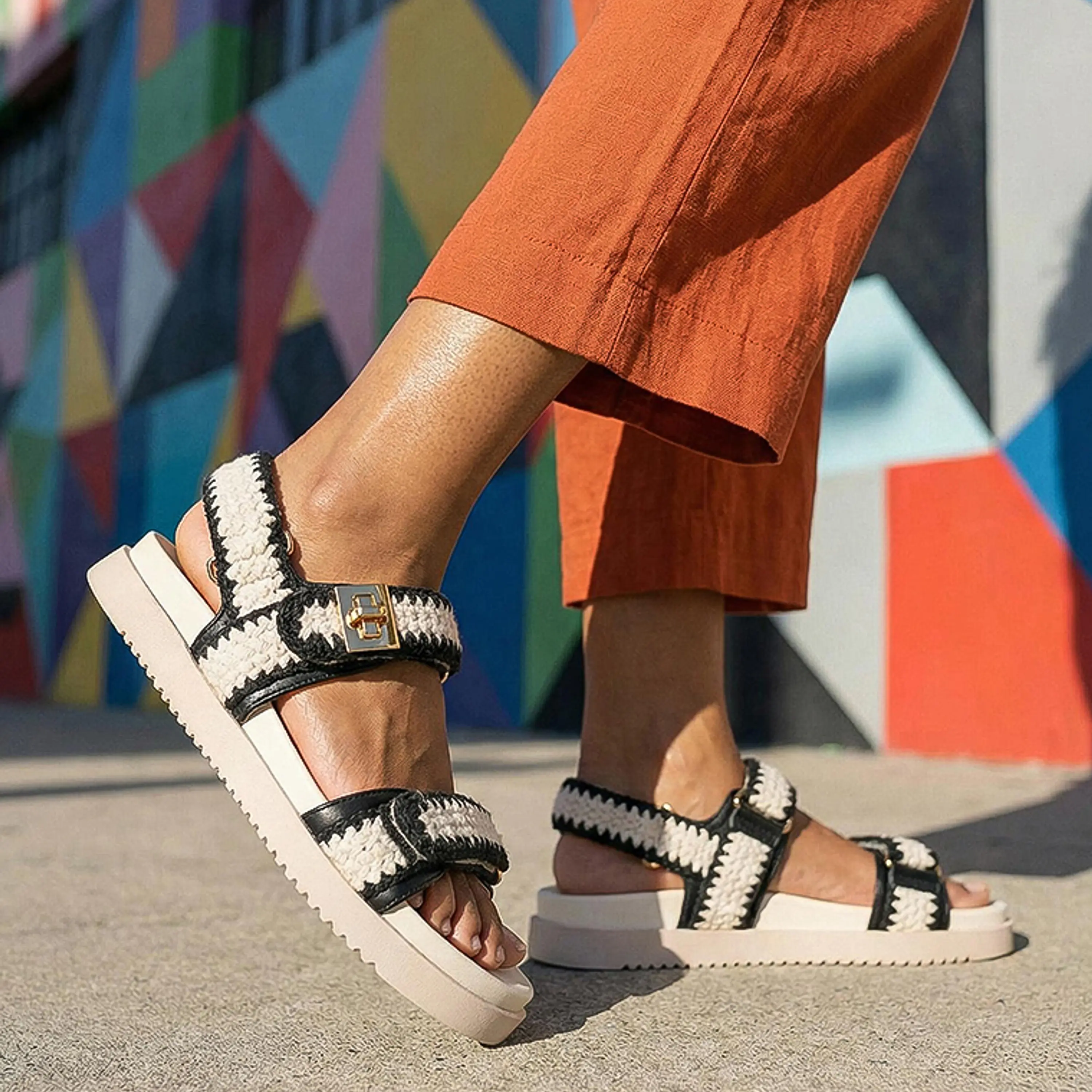 MONA-M CREAM SANDAL 1