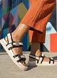 MONA-M CREAM SANDAL - Thumbnail 1