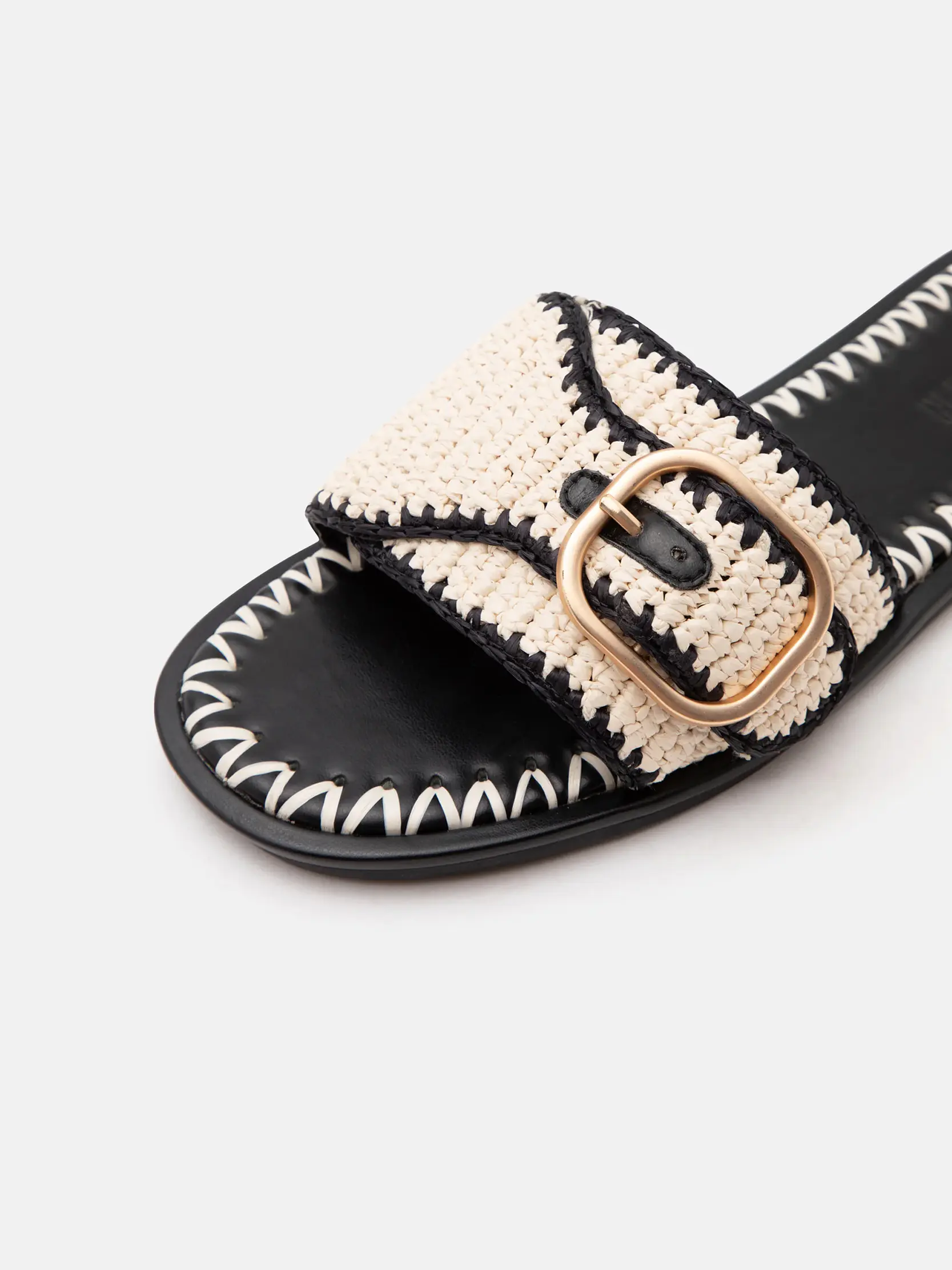 SEABREEZE BLACK SANDAL 6