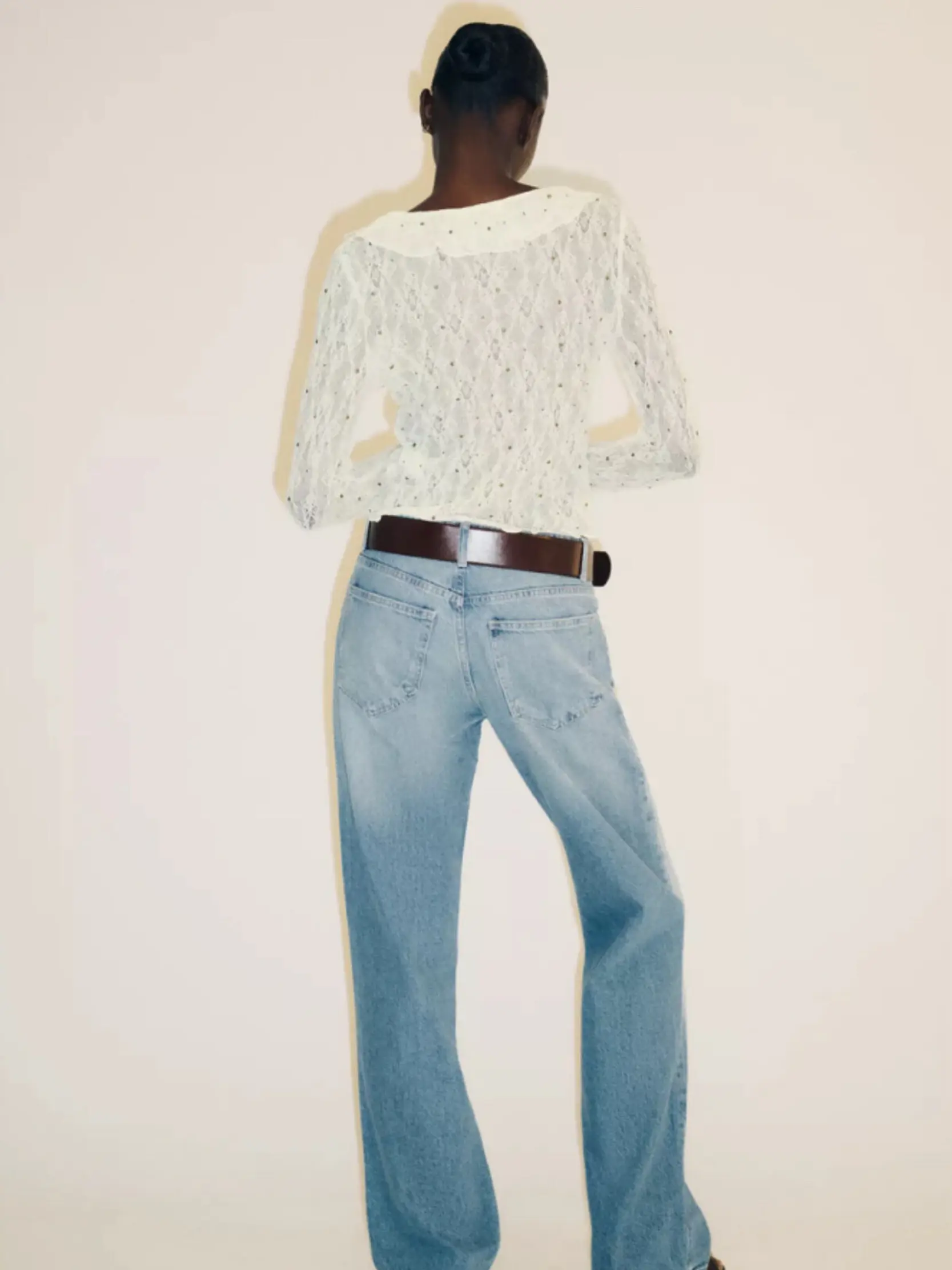Blusa Rendada Lisa  2