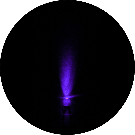 LED Ultrabrillante Ultravioleta 3mm - Image 1