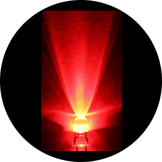 LED Ultrabrillante Rojo 5mm