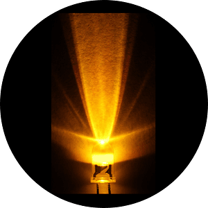 LED Ultrabrillante Amarillo 5mm