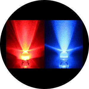 LED Bi-Color Rojo Azul 5mm