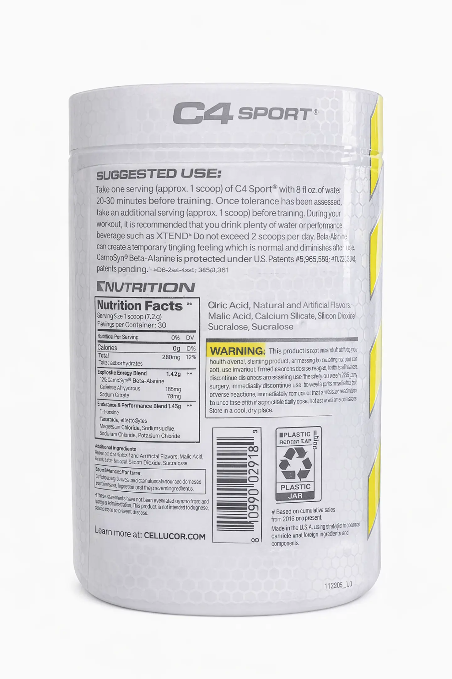 Pre-Entreno C4 Sport 30 Servicios – Cellucor 3