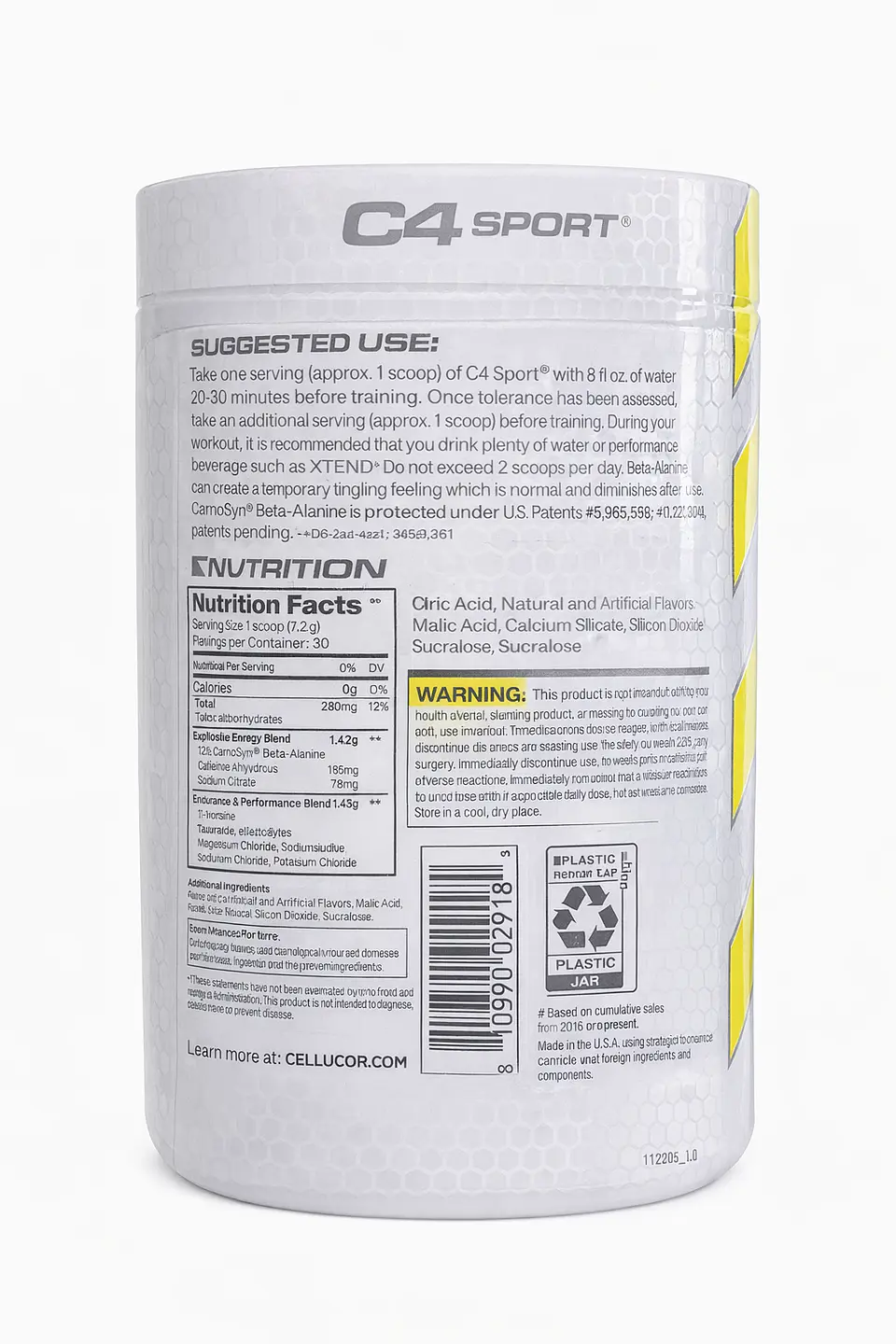 Pre-Entreno C4 Sport 30 Servicios – Cellucor 3