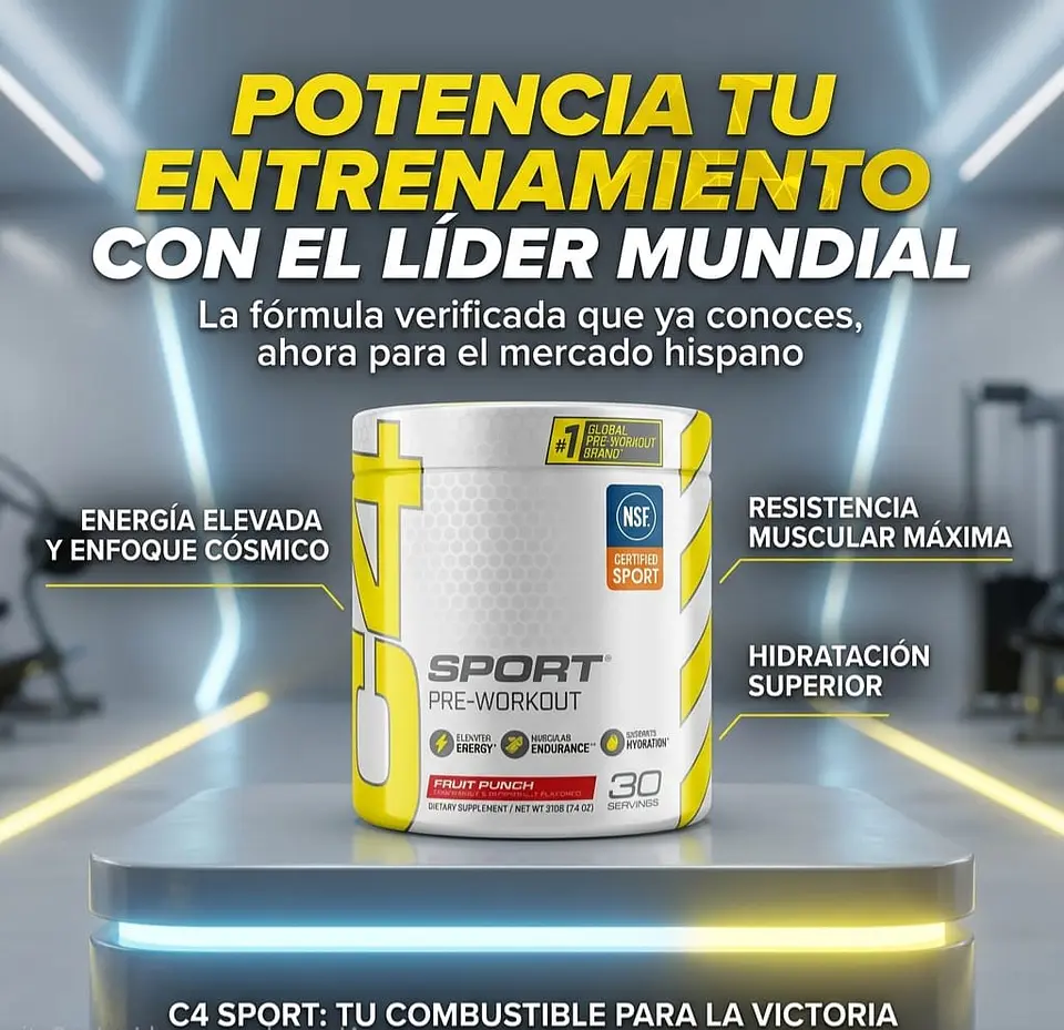 Pre-Entreno C4 Sport 30 Servicios – Cellucor 2