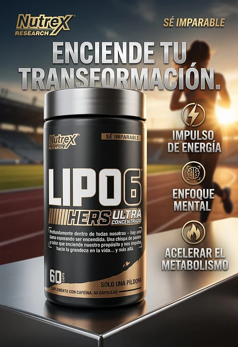 Lipo 6 Hers Ultra Concentrado 60 Cápsulas – Nutrex