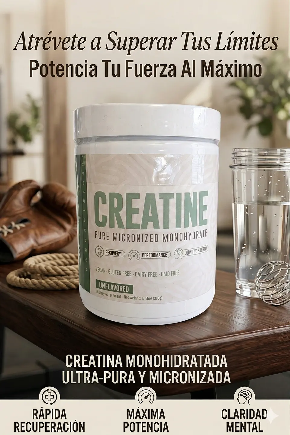 Creatina Monohidratada 300g – Simply (Micronizada) 2