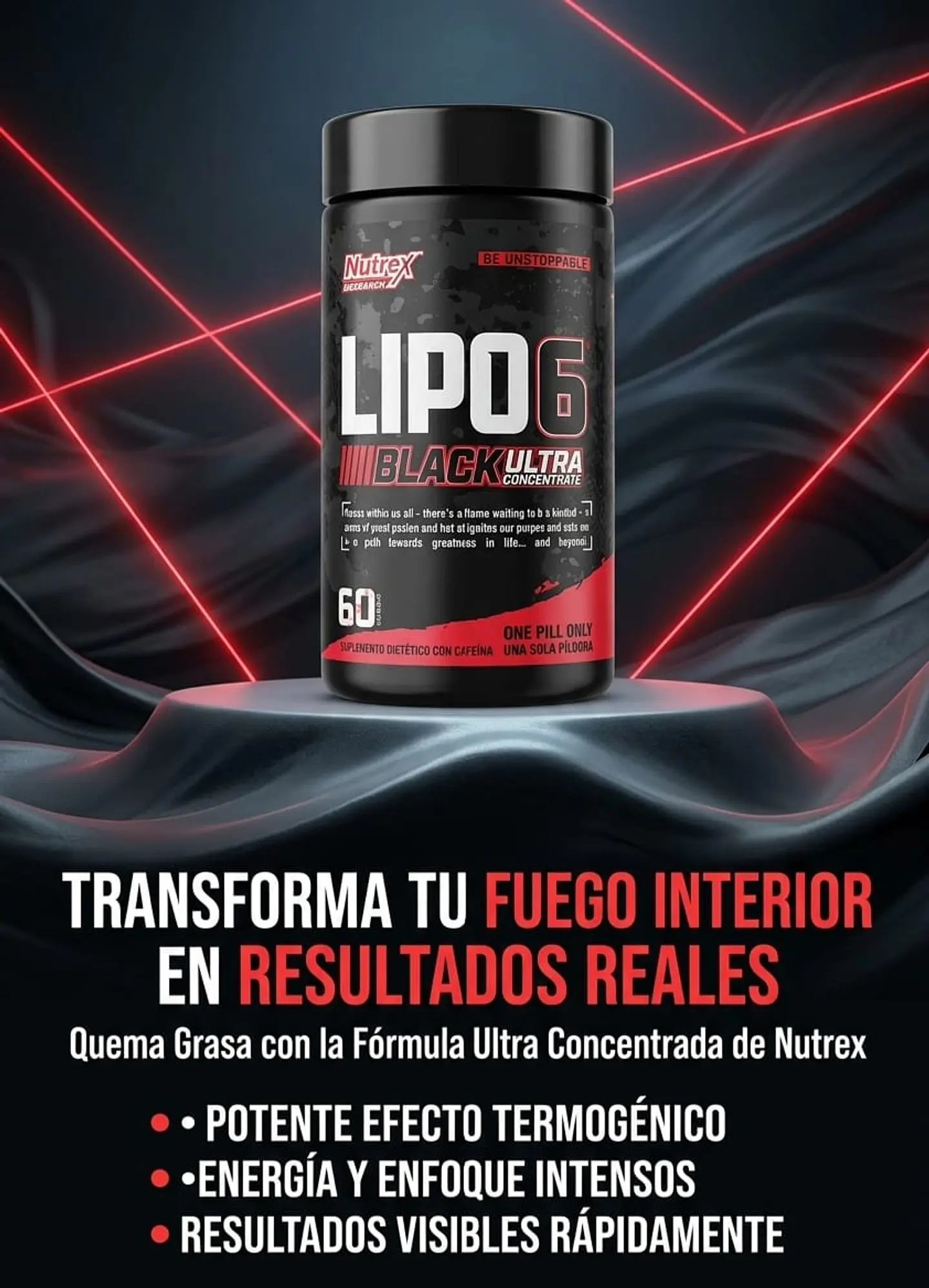 Lipo 6 Black Ultra Concentrate 60 Cápsulas – Nutrex 2