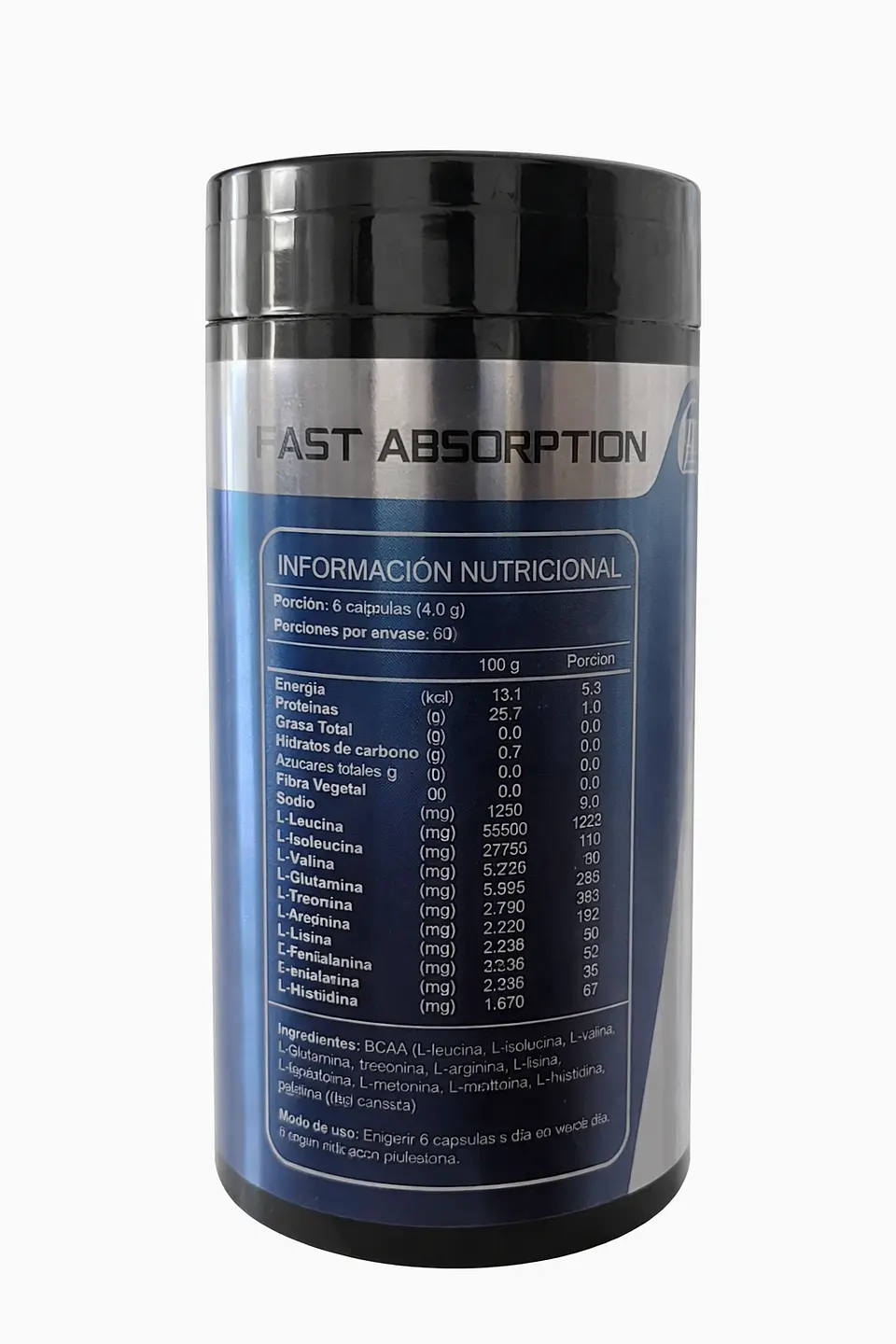 BCAA + EAS 180 Cápsulas | Recuperación Muscular y Rendimiento 4