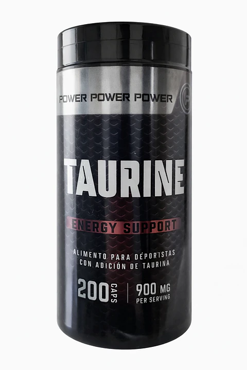 Taurina Energy Support 200 Cápsulas | Enfoque, Energía y Rendimiento