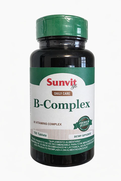 Complejo B 100 Tabletas | Energía Diaria y Bienestar