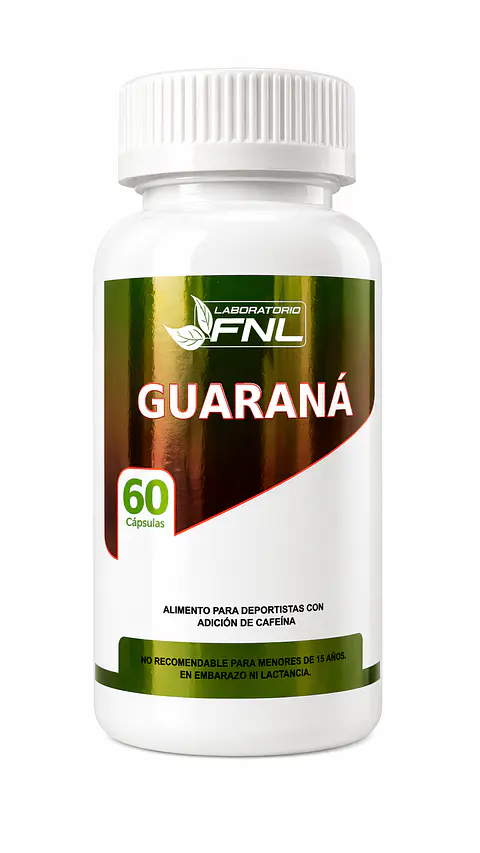 Guaraná FNL 60 Cápsulas | Energía Natural, Enfoque y Rendimiento