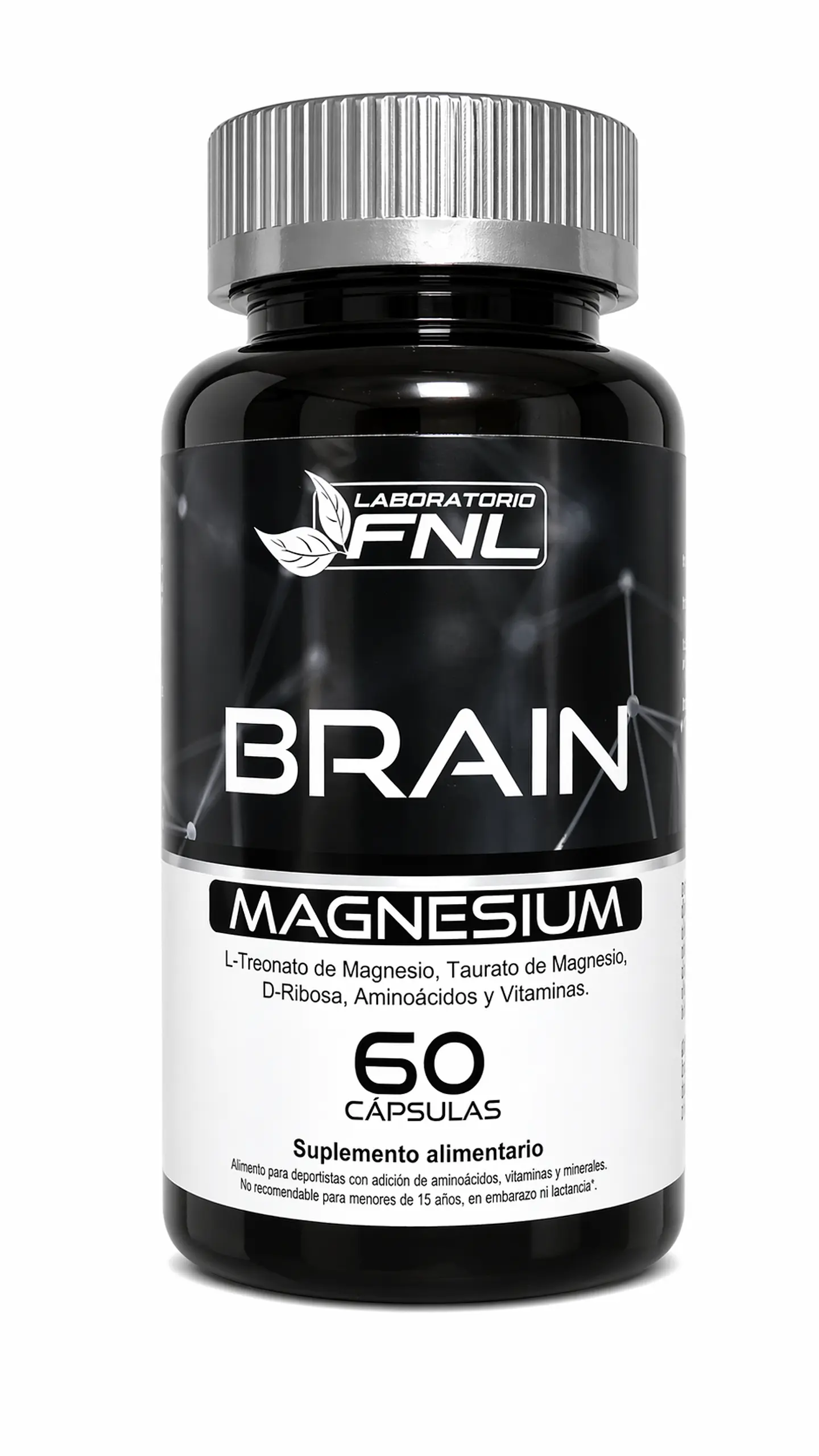 Brain Magnesium FNL 60 Cápsulas | Enfoque Mental, Memoria y Descanso 1