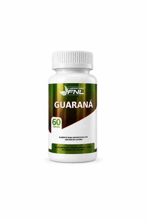 Guaraná FNL 60 Cápsulas | Energía Natural, Enfoque y Rendimiento